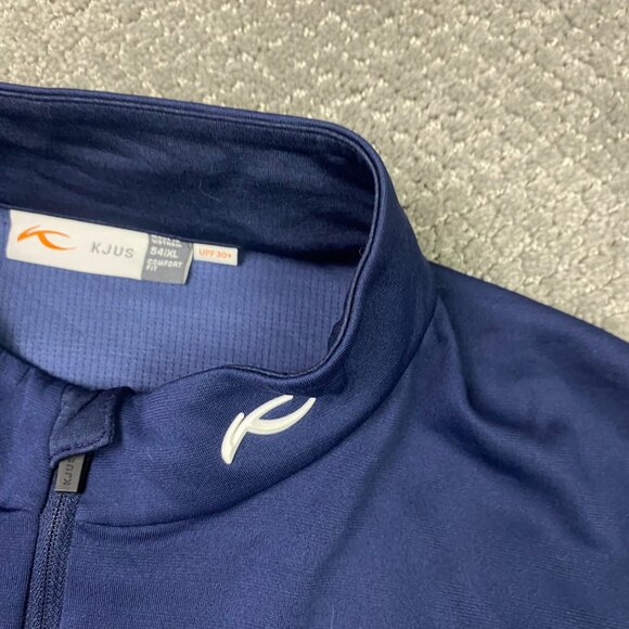 KJUS Westport Vest Men's 54 XL Blue UPF 30+ Performance Golf Stretch Hiking - Picture 4 of 9